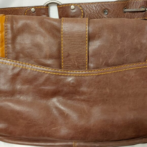 Dior Gaucho Double Saddle Bag in Brown Leather - Picture 3 of 12